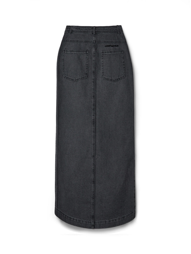 H2O Fagerholt Classic Jeans Skirt Washed Black